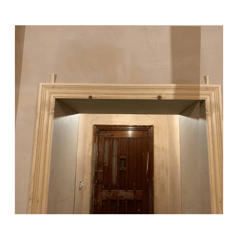 arks completed around liner to entrance