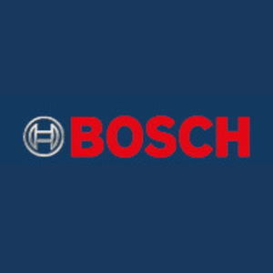 Bosch logo on a blue background