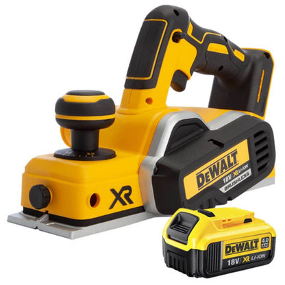 DeWalt power tool with battery on a white background