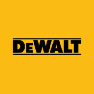 DeWalt logo on a yellow background
