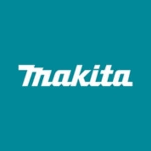 Makita logo on a teal background