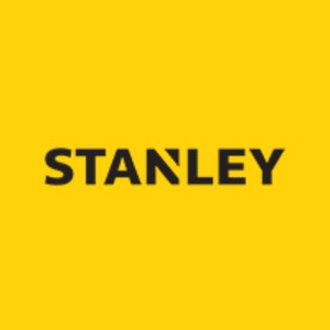 Stanley logo on a yellow background