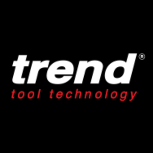 Logo of trend tool technology on a black background