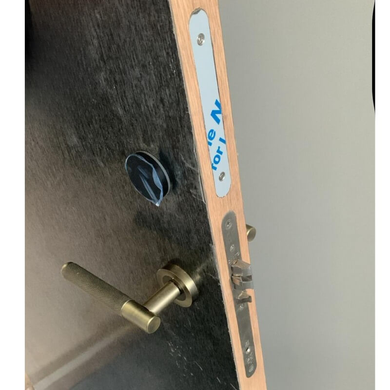 Door handle and fob lock 